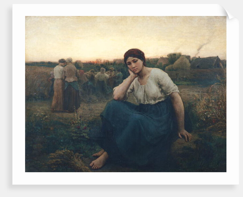 Evening, 1860 by Jules Breton