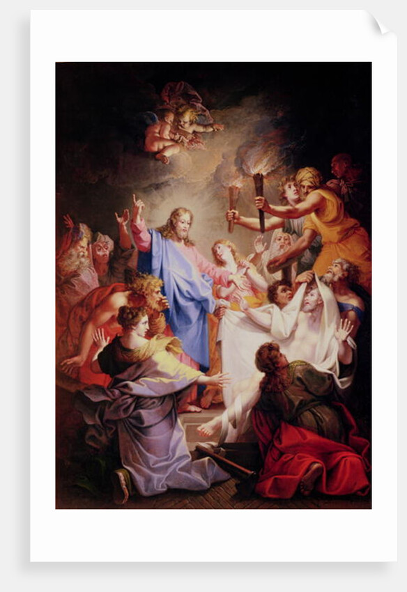The Resurrection of Lazarus by Jean-Baptiste Corneille