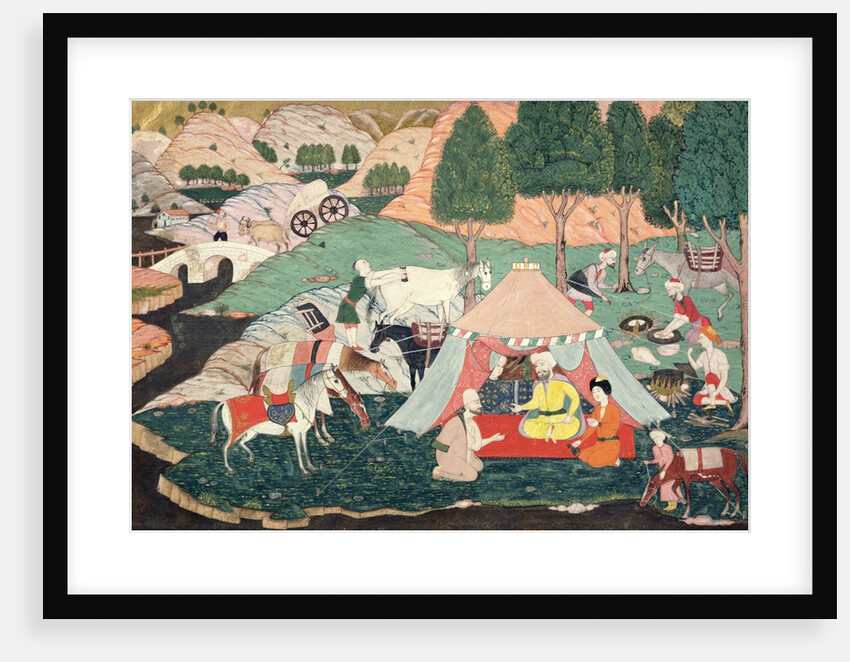 Encampment of a Prince by Turkish School