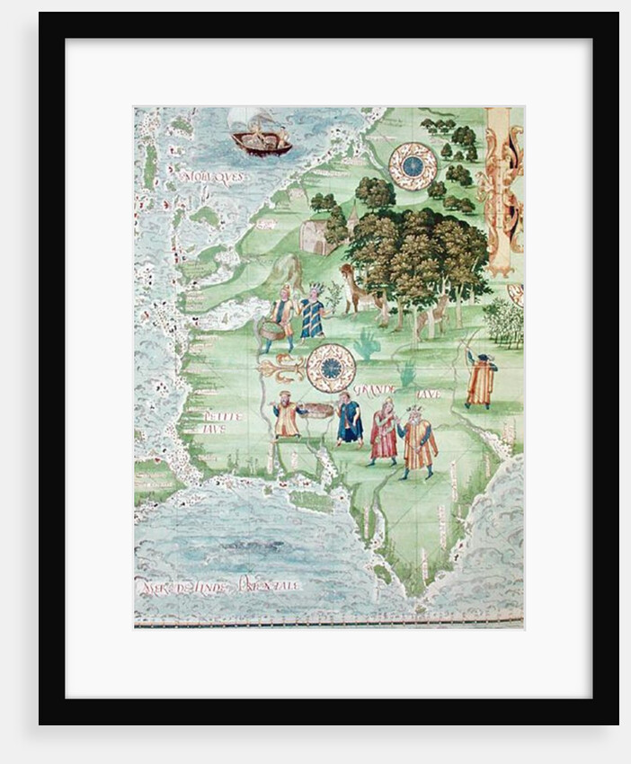 Fol.32v The Spice Trade in the Moluccas by Guillaume Le Testu