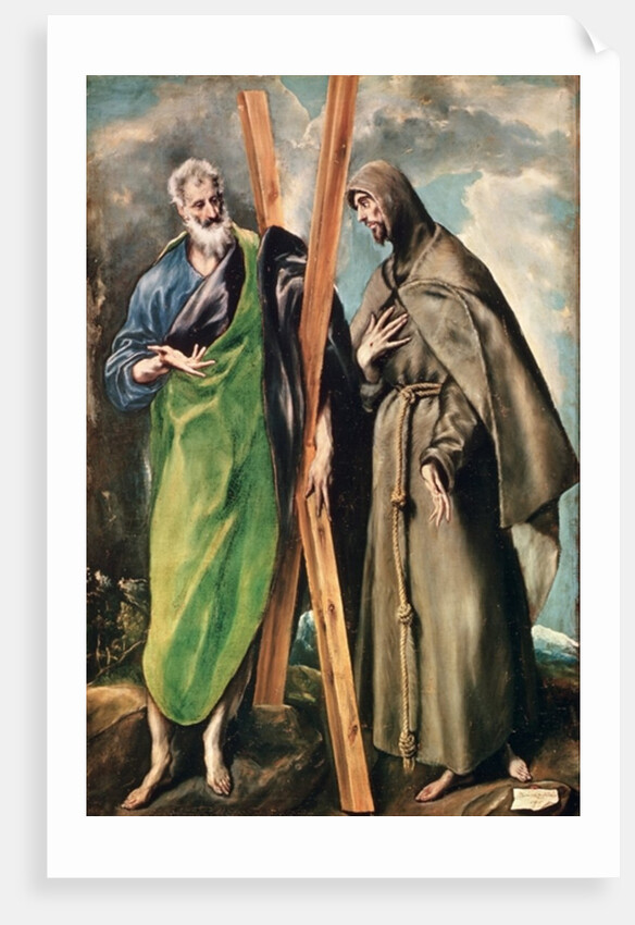 SS. Andrew and Francis of Assisi, after 1576 by El Greco