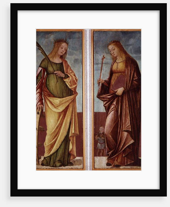 St. Catherine of Alexandria and St. Paraceve or Veneranda by Vittore Carpaccio