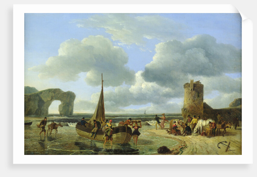 Coastal Scene by Jean Louis De Marne