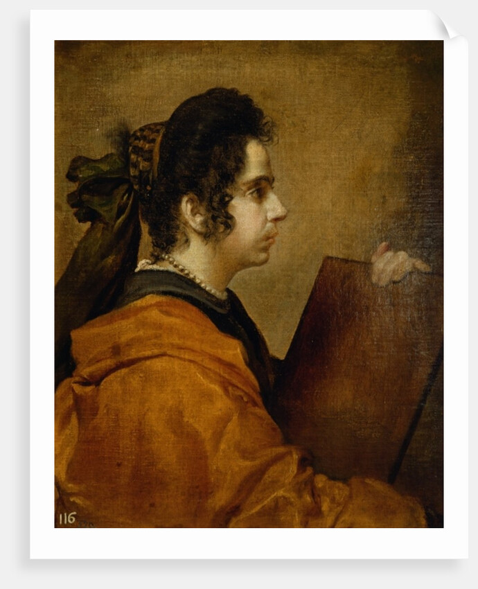 Portrait presumed to be Juana Pacheco as a Sibyl by Diego Rodriguez de Silva y Velazquez