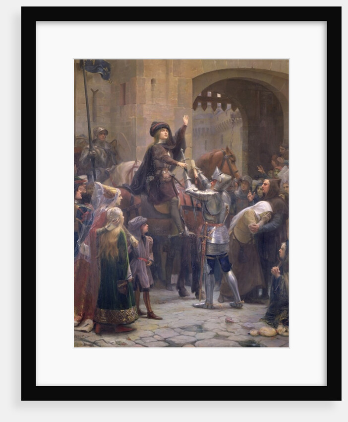 Joan of Arc Leaving Vaucouleurs, 23rd February 1429 by Jean-Jacques Scherrer