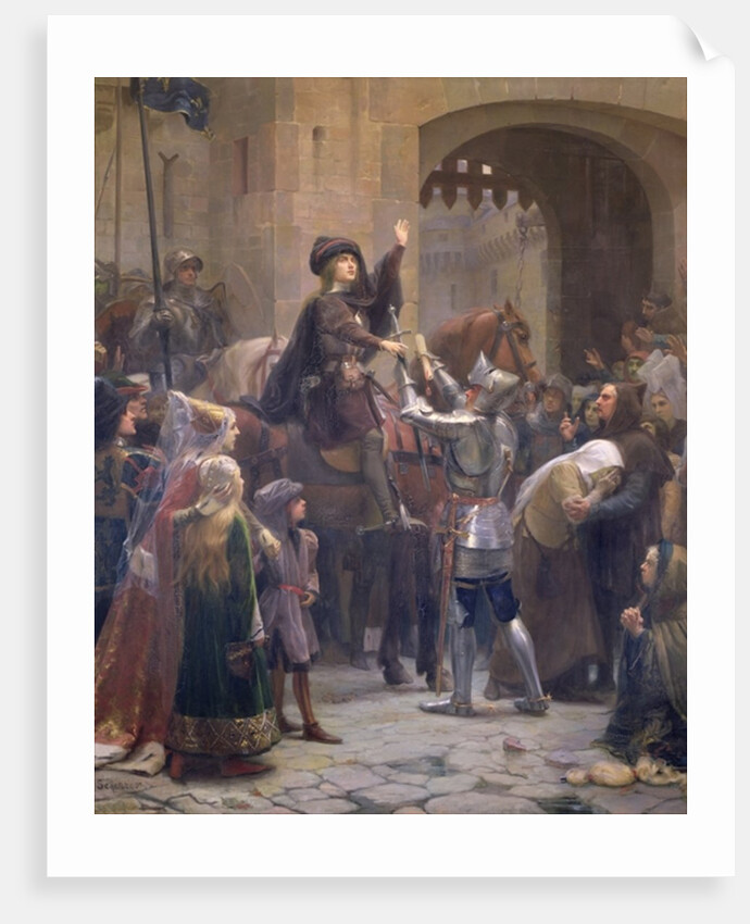 Joan of Arc Leaving Vaucouleurs, 23rd February 1429 by Jean-Jacques Scherrer