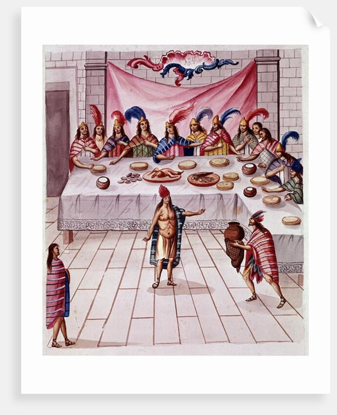 Tome 3 fol.134, A Banquet by Diego Garcia Panes y Avellan
