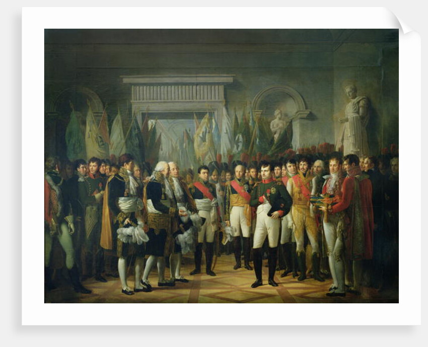 Napoleon I Receiving the Deputies of the Conservative Senate at the Royal Palace in Berlin, 19th November 1806 by Rene Theodore Berthon