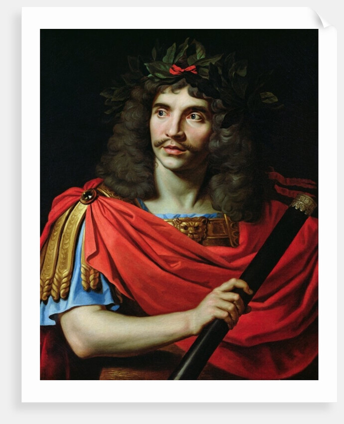 Moliere in the role of Caesar in 'The Death of Pompey’ by Nicolas Mignard