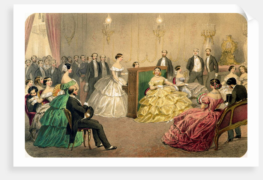 Concert at the Chausee d'Antin by Henri de Montaut