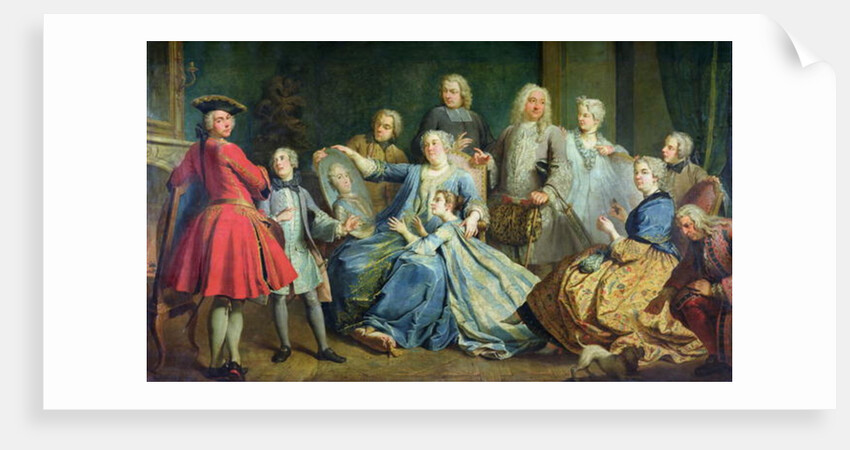 Madame Mercier Surrounded by her Family, 1731 by Jacques Dumont