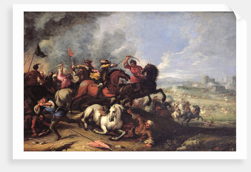 Battle Scene by Jacques Courtois