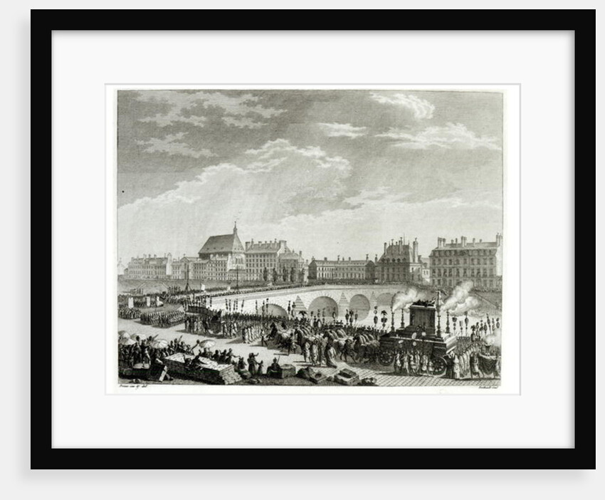 The Triumph of Voltaire, 11th July 1791 by Jean Louis II Prieur