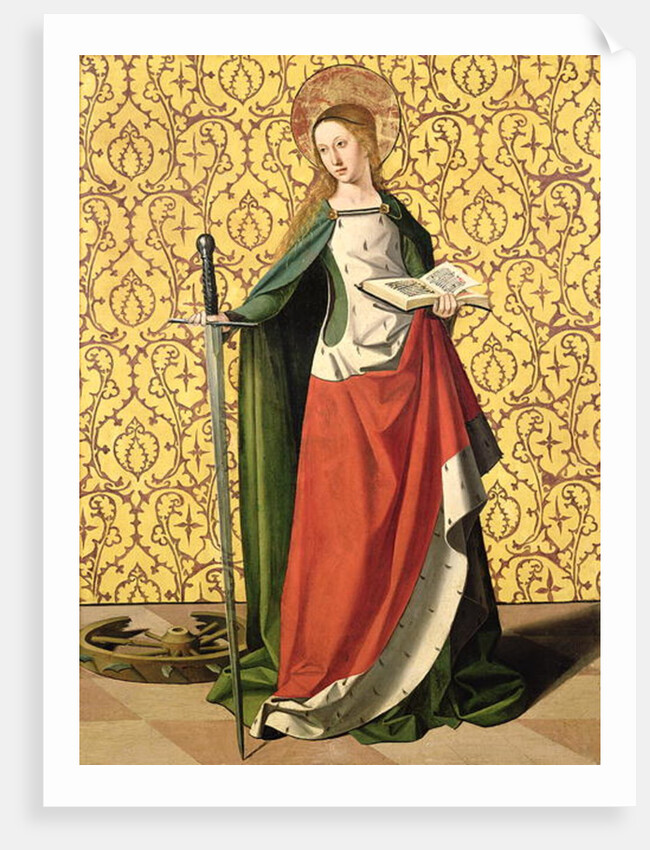 St. Catherine of Alexandria by Josse Lieferinxe