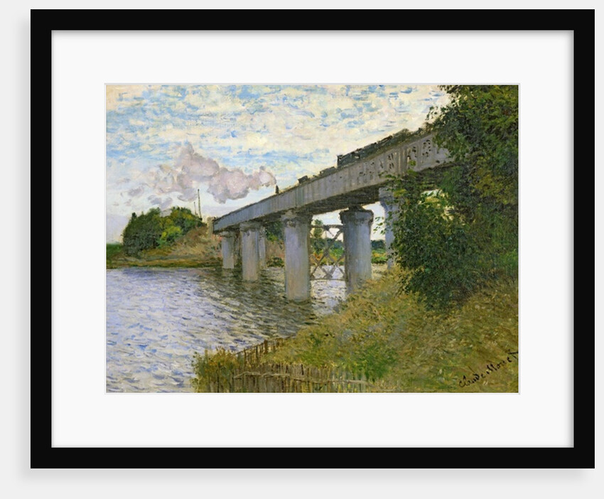 The Railway Bridge at Argenteuil by Claude Monet