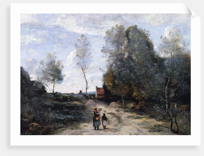 The Road by Jean Baptiste Camille Corot