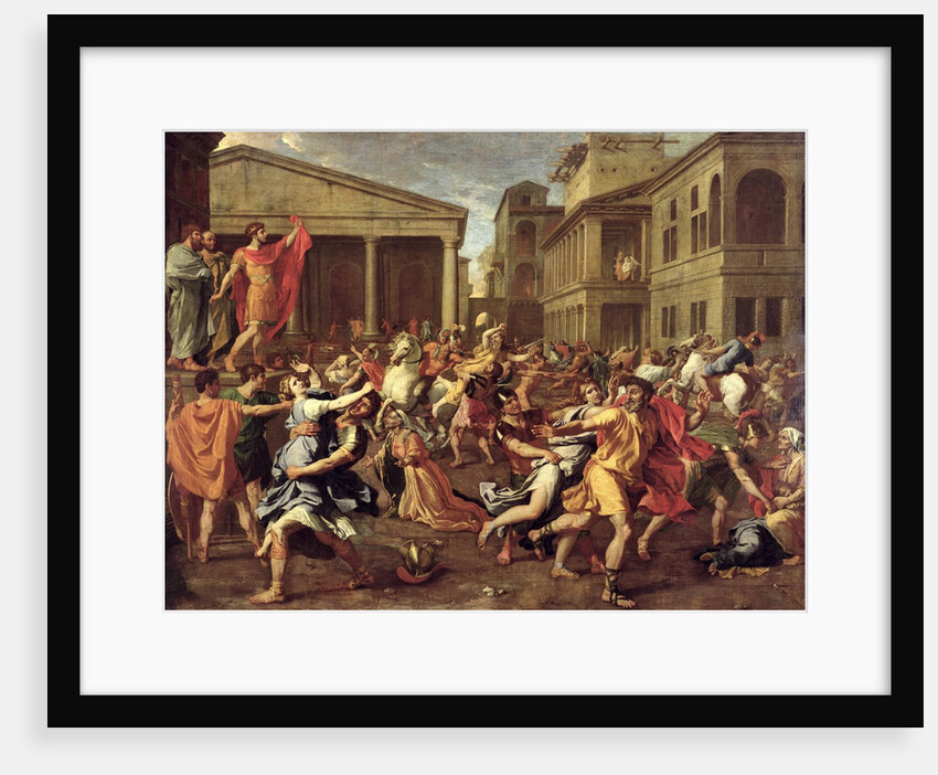 The Rape of the Sabines, c.1637-38 by Nicolas Poussin