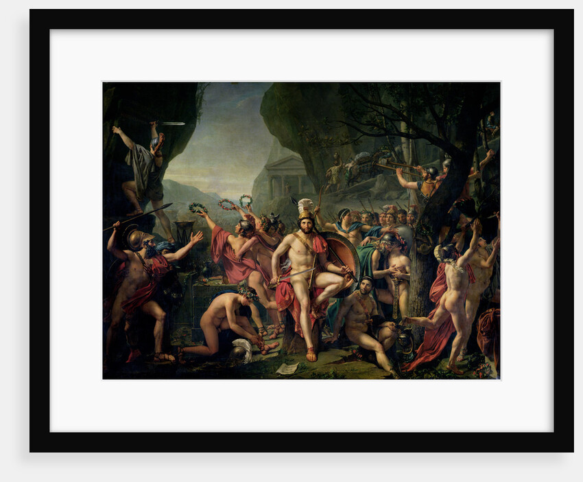 Leonidas at Thermopylae, 480 BC, 1814 by Jacques Louis David