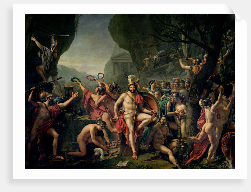 Leonidas at Thermopylae, 480 BC, 1814 by Jacques Louis David