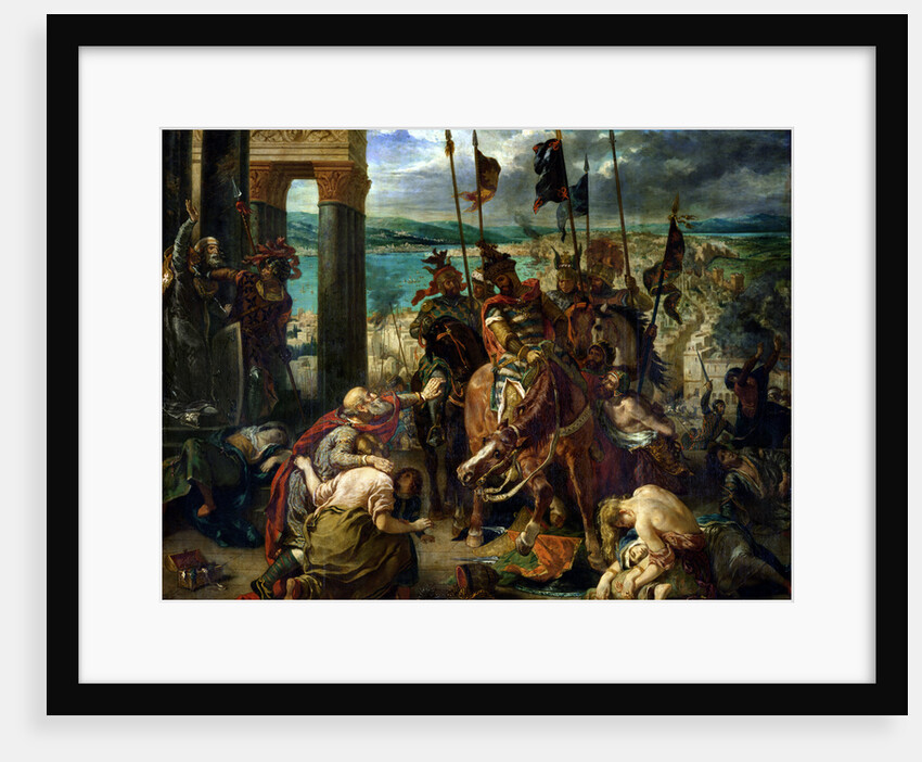 Entry of the Crusaders in Constantinople, 1840 (oil on canvas by Ferdinand Victor Eugene Delacroix