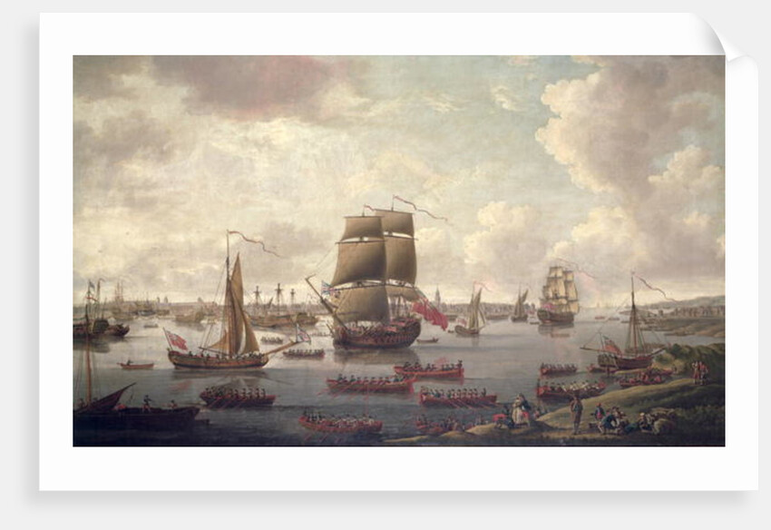 View of the Thames, 1761 by English School
