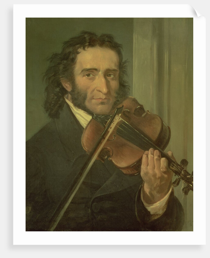 Portrait of Niccolo Paganini by Italian School