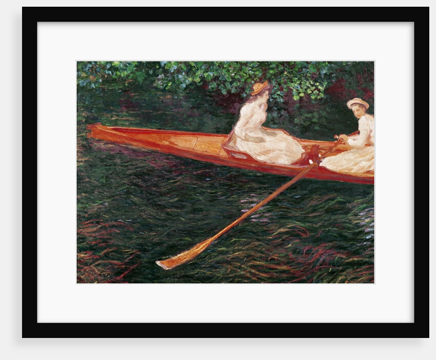 Boating on the river Epte, c.1889-1890 by Claude Monet