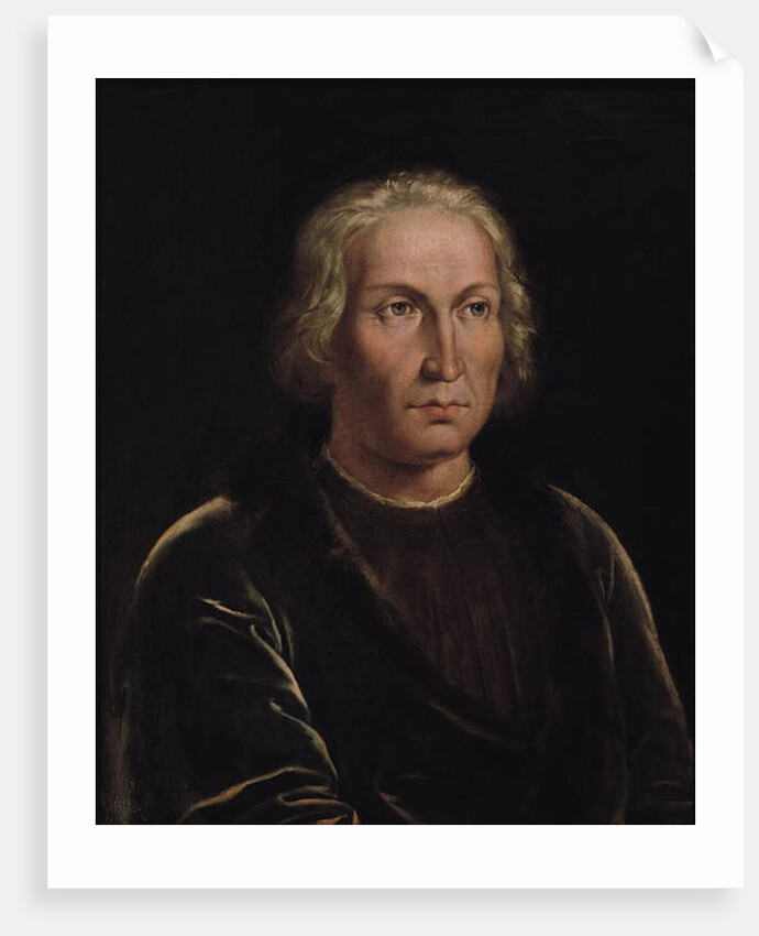 Portrait of Christopher Columbus by Spanish School