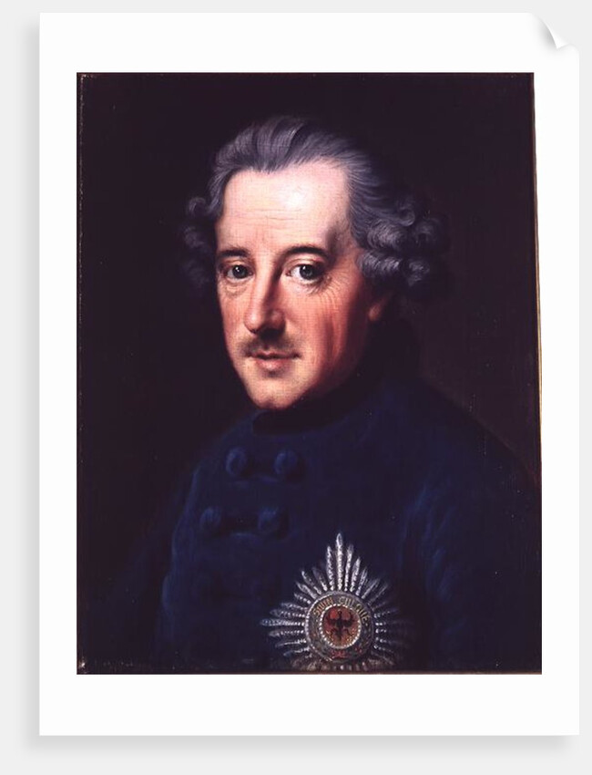 Frederick II the Great by Johann Georg Ziesenis