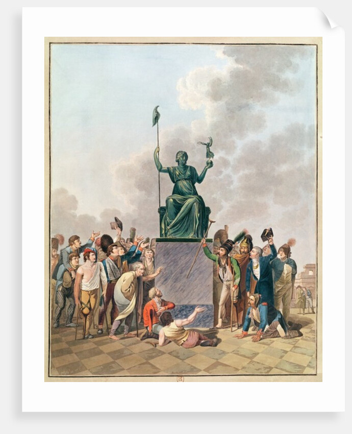 Liberty, 10th November 1793 by French School
