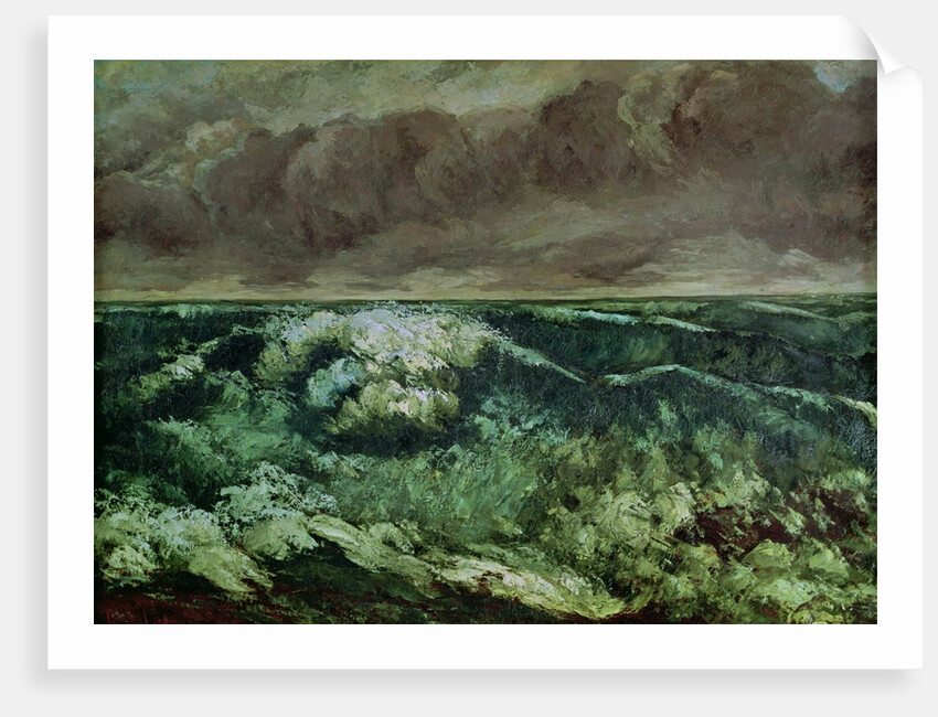 The Wave, after 1870 by Gustave Courbet