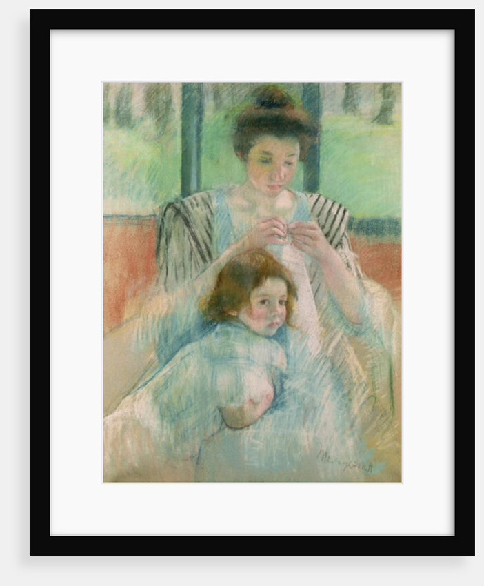 Study for Young Mother Sewing, 1902 by Mary Stevenson Cassatt