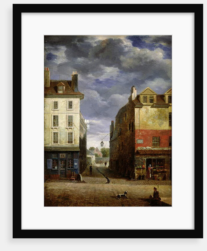A Street in Old Paris by French School