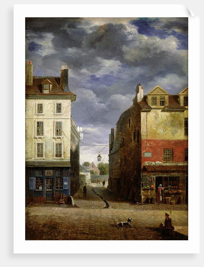 A Street in Old Paris by French School