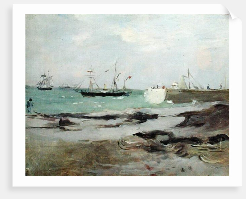 The Entrance to the Port of Boulogne, 1880 by Berthe Morisot