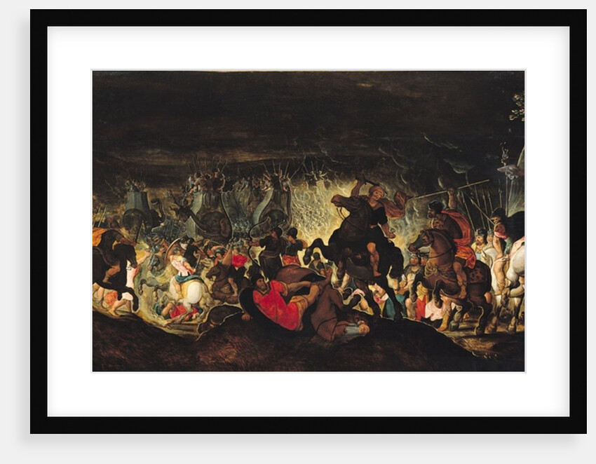 The Battle of Zama, 202 BC, c.1585-90 by Otto van