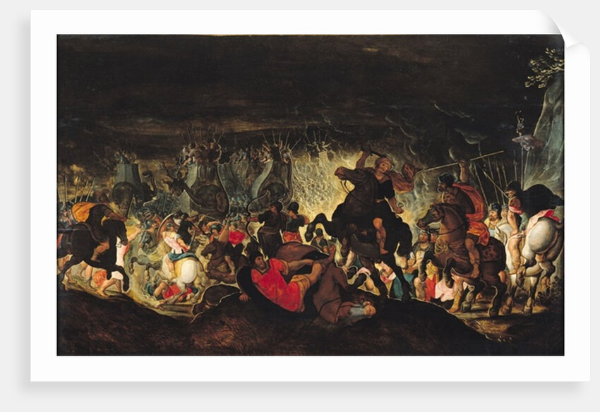 The Battle of Zama, 202 BC, c.1585-90 by Otto van