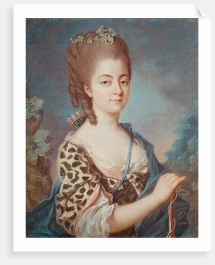 Madame Dupin de Francueil nee Marie Aurore de Saxe by French School