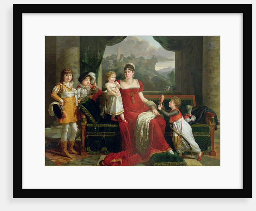 The Duchess of Feltre and her Children, 1810 by Francois Xavier Fabre