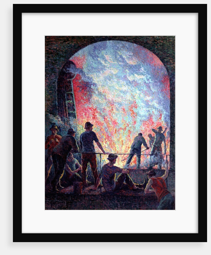 The Steel Works, 1895 by Maximilien Luce