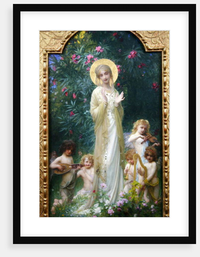 The Virgin in Paradise by Antoine Auguste Ernest Herbert or Hebert