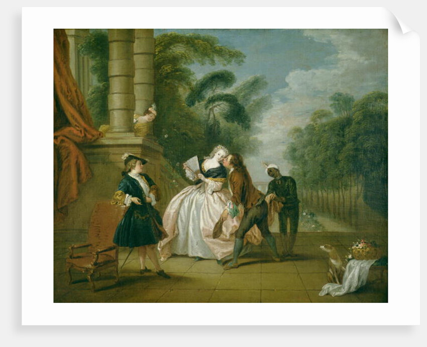 The Kiss by Jean-Baptiste Joseph (after) Pater