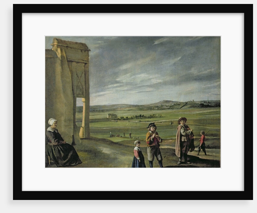 Landscape with Peasants, c.1640 by Louis Le Nain