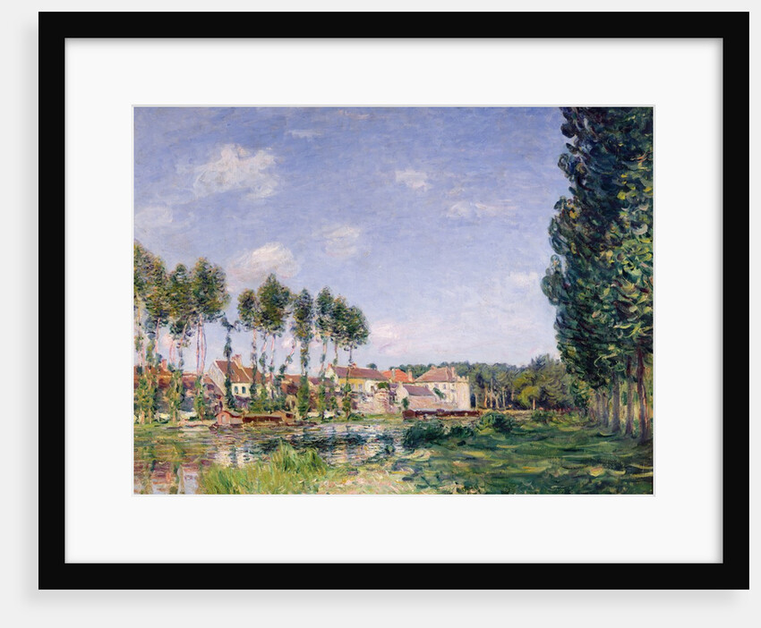 Banks of the Loing, Moret, 1892 by Alfred Sisley