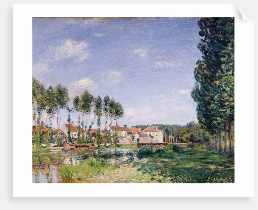 Banks of the Loing, Moret, 1892 by Alfred Sisley