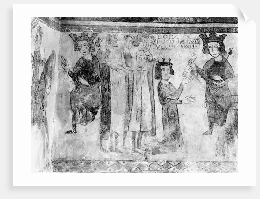 Charles I Count of Anjou being brought the body of Manfred, after 1265 by French School