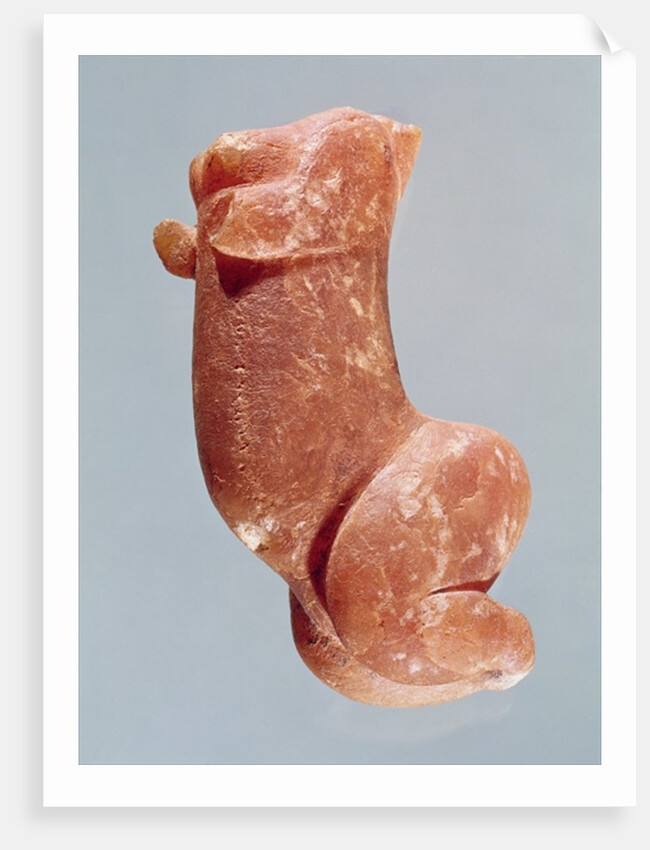 Carving of a young girl, known as the Venus of Sireuil, 35000-8000 BC by Paleolithic Paleolithic