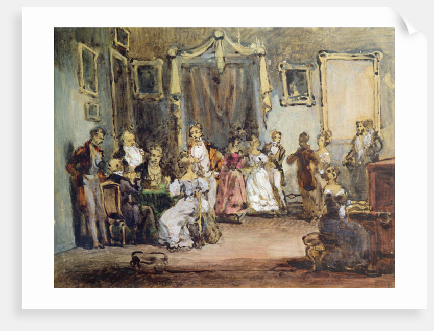 An Evening at the House of Madame X by Henri Bonaventure Monnier