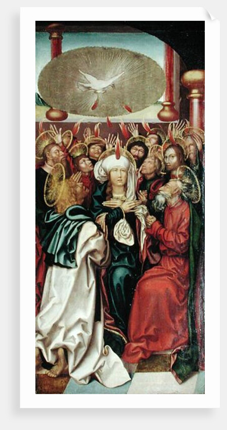 Bugnon Altarpiece: Pentecost, c.1507 by Hans Fries