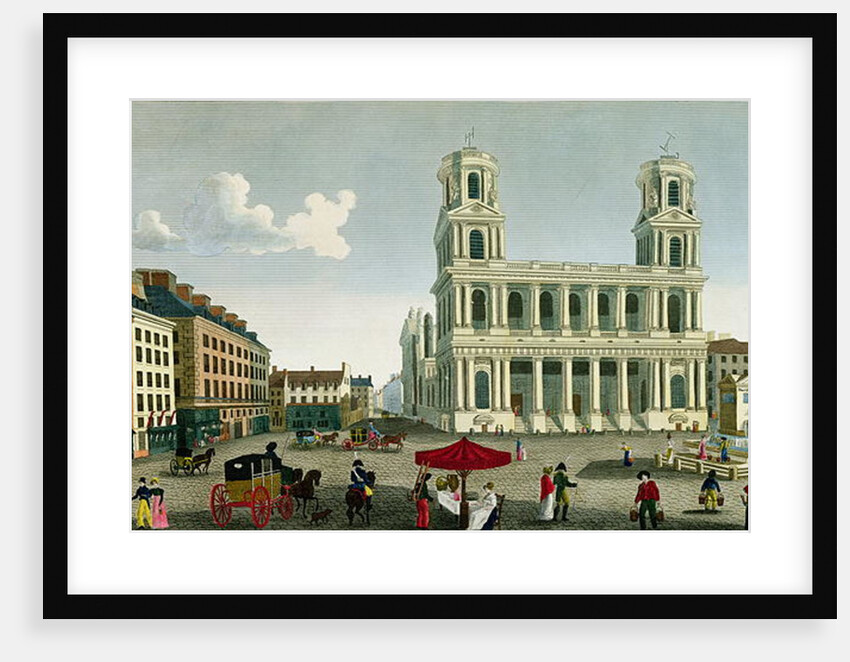 View of the Church of Saint-Sulpice by Henri Courvoisier-Voisin